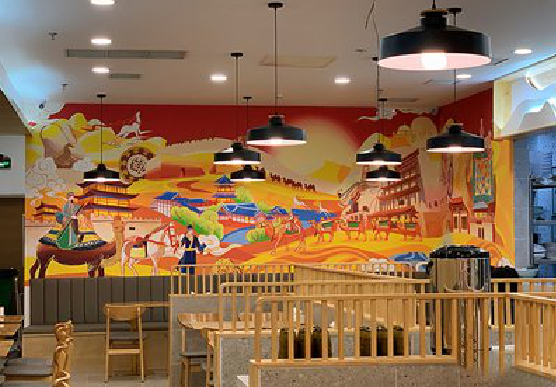 广德商业空间彩绘介绍。