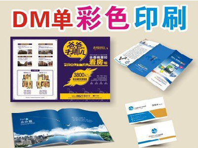 广德单页印刷，色彩搭配简单。